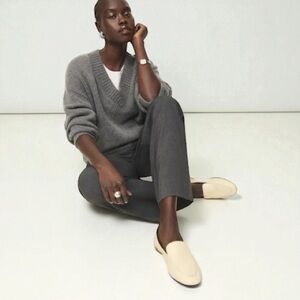 Reformation Kat Soft Loafer - Cream Puff Leather | size 8